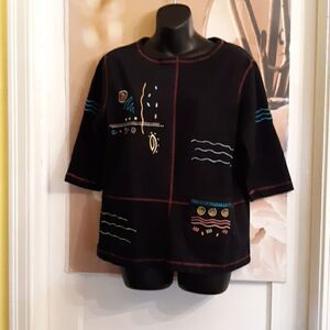 Onque Casuals design black top